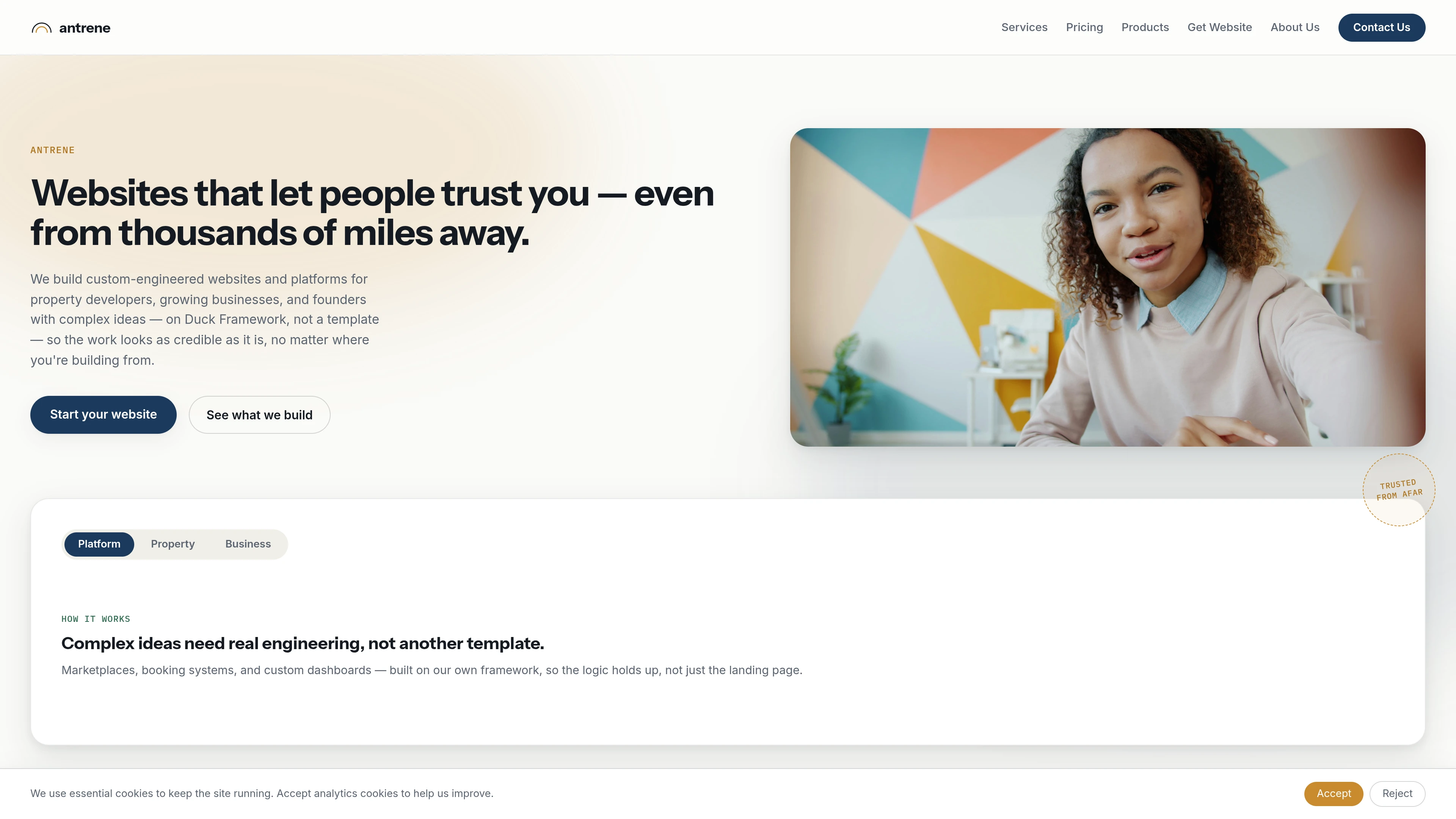 Screenshot of Antrene